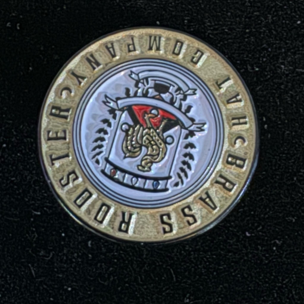 Brass Rooster Company Pin